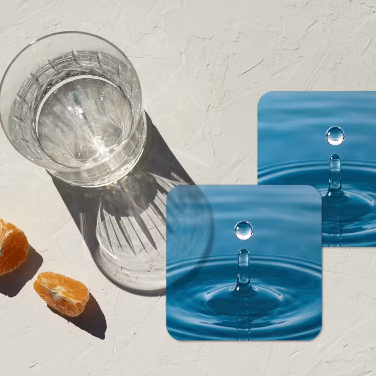 Untersetzer - Wassertropfen - Wasser - Oberfläche — 2