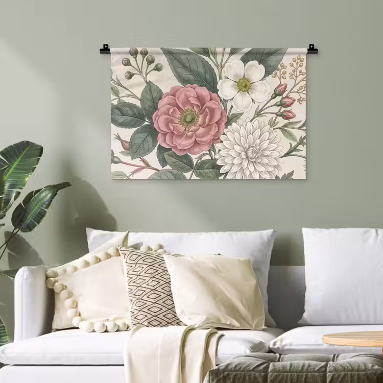 Wandtuch - Romantisch - Design - Farbenfroh — 4