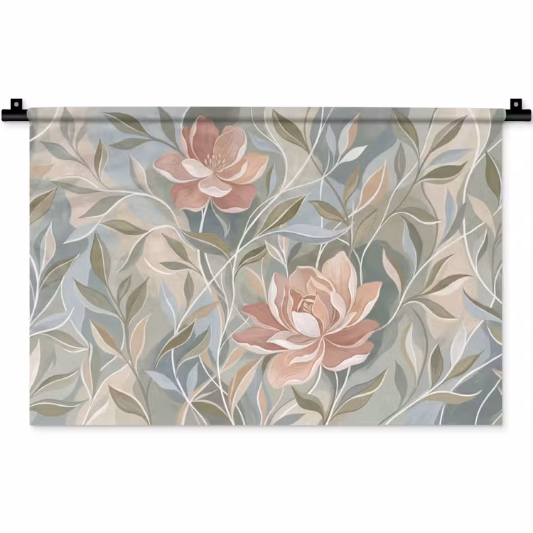 Wandtuch - Elegant - Romantisch - Rosa — 1