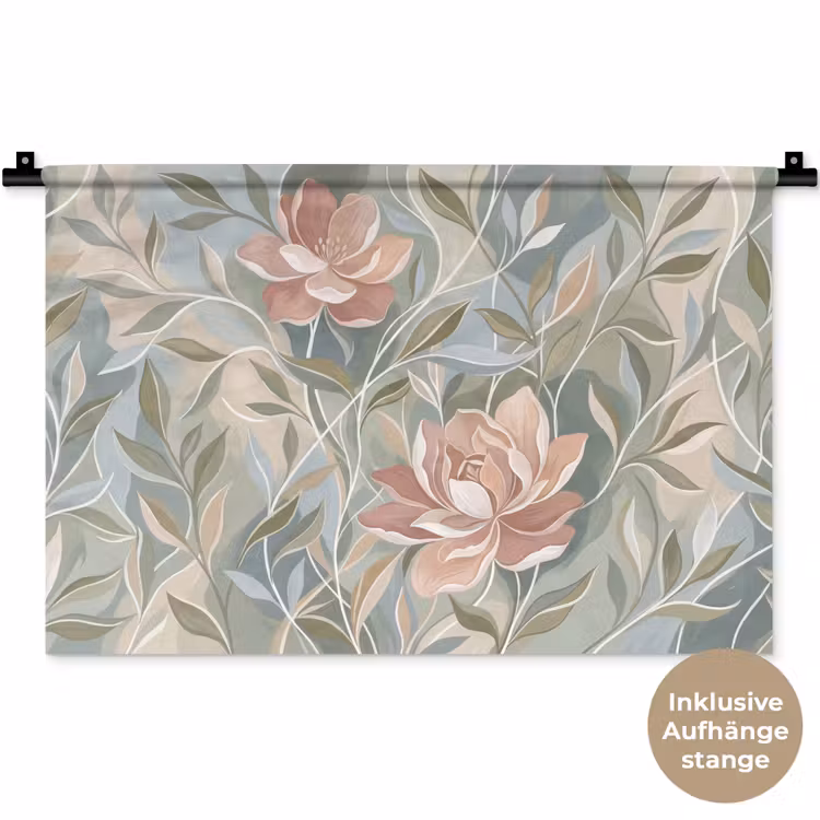 Wandtuch - Elegant - Romantisch - Rosa — 8