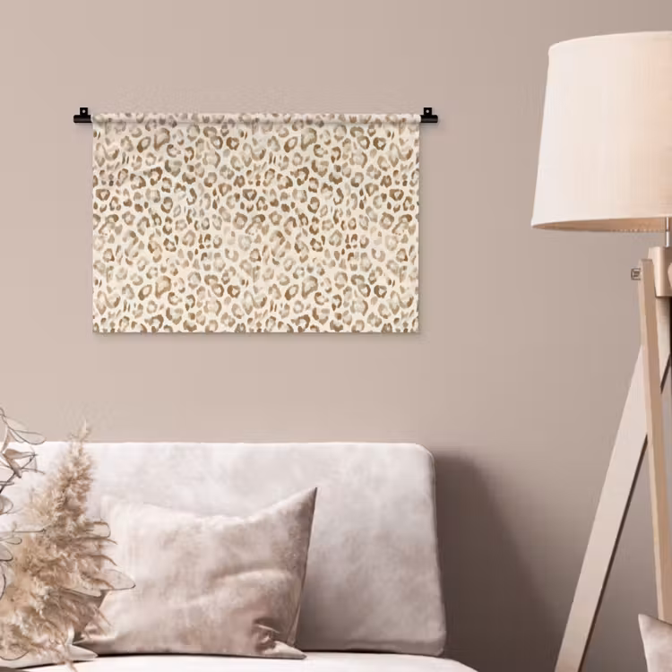Wandtuch - Leopard - Klassisch - Beige — 2