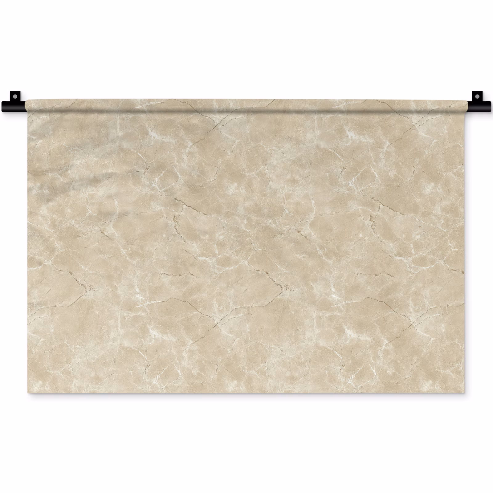Wandtuch - Hellbeige - Marmor - Diffusionsäderung — 1