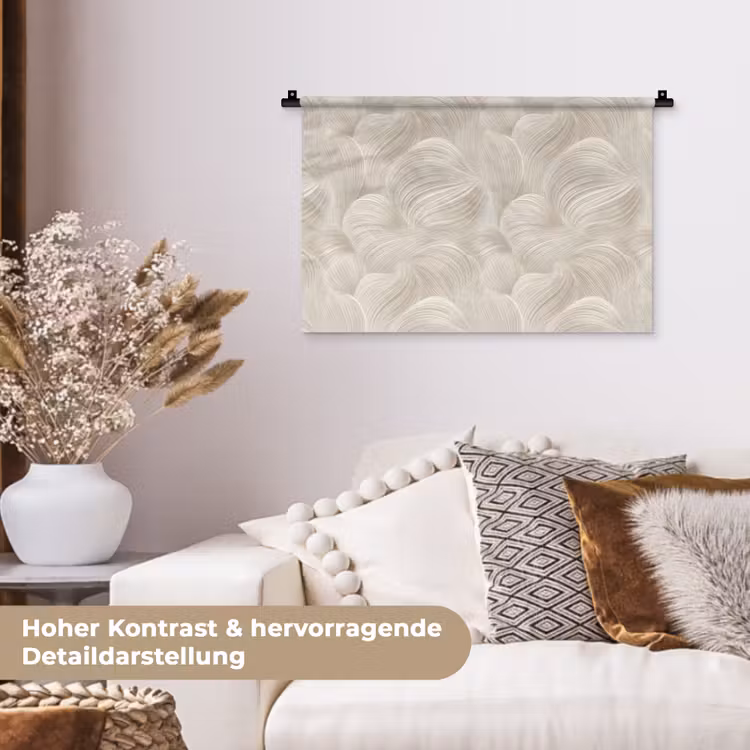 Wandtuch - Lines - Ventilator - Beige — 5