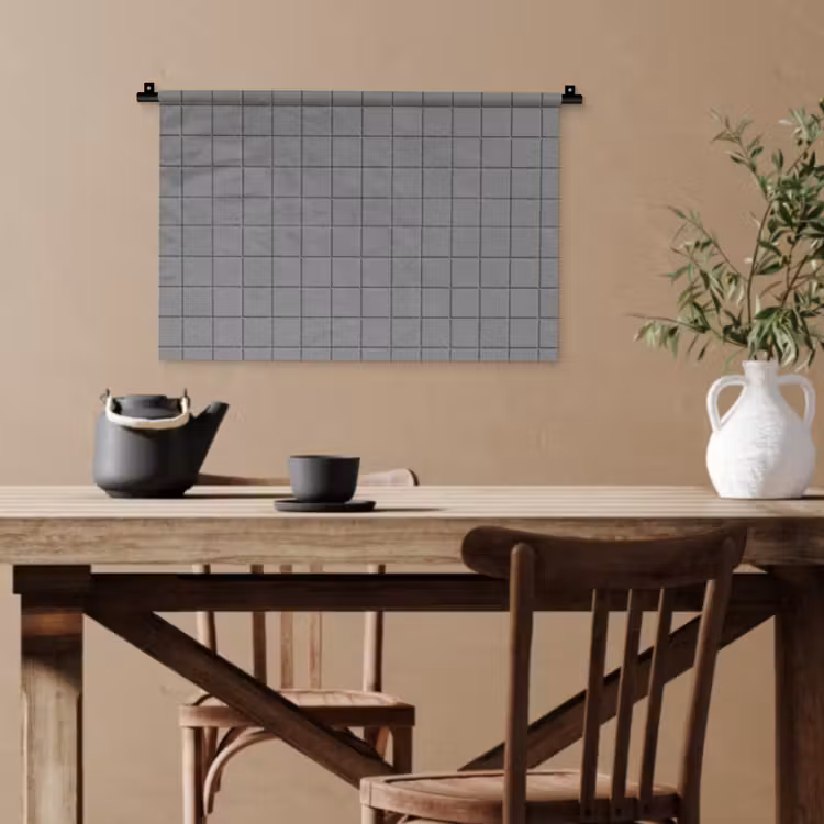 Wandtuch - Modern - Muster - Grau — 3