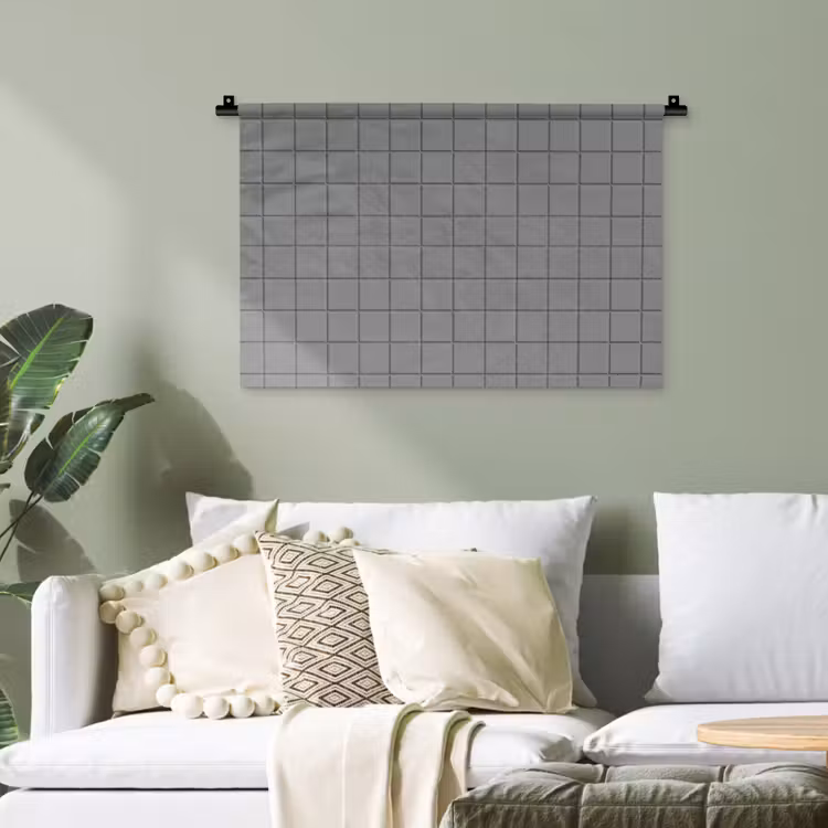 Wandtuch - Modern - Muster - Grau — 4