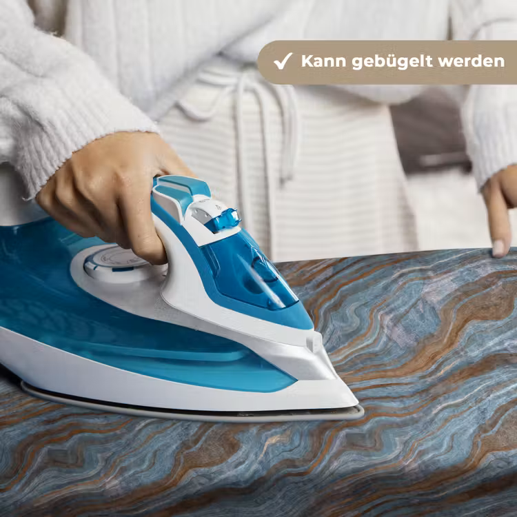 Wandtuch - Muster - Stein - Blau — 9