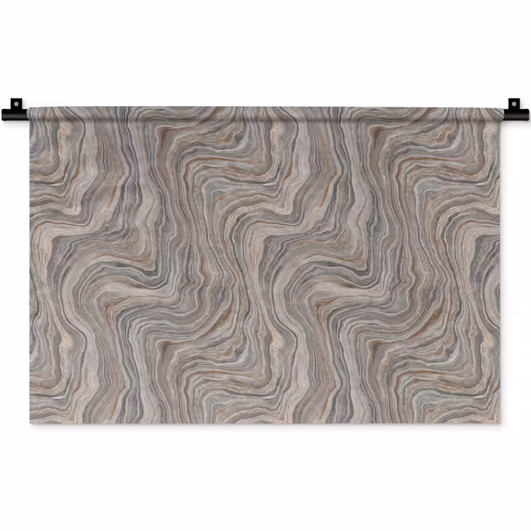 Wandtuch - Muster - Textur - Grau — 1