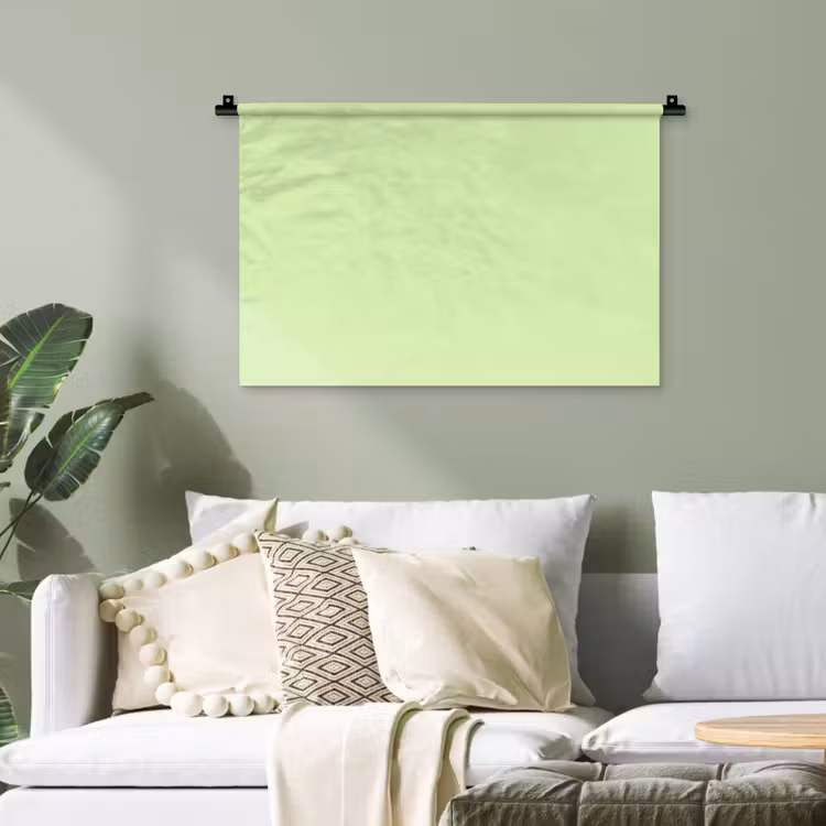 Wandtuch - Hell – Limette – Grün — 4