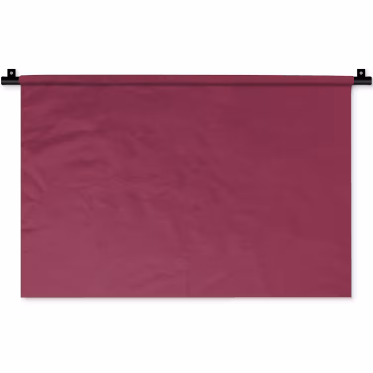Wandtuch - Deep – Himbeere – Rot — 1