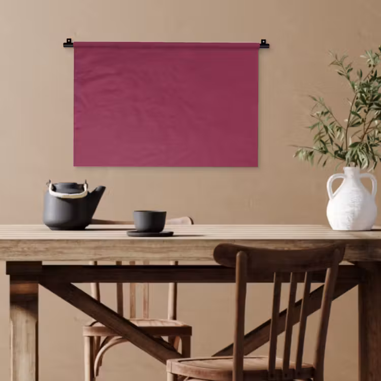 Wandtuch - Deep – Himbeere – Rot — 3