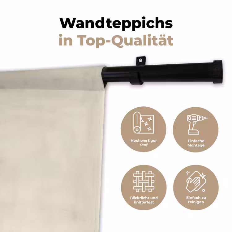 Wandtuch - Drop – Delay – Nude — 6