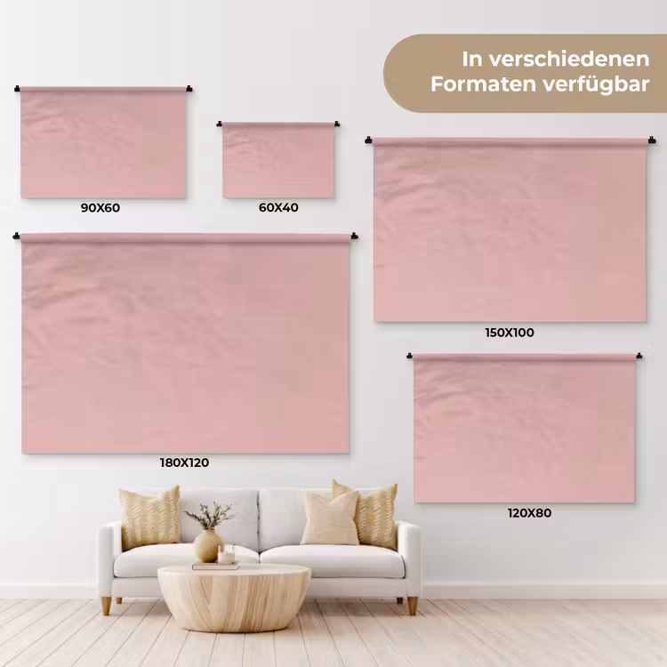 Wandtuch - Soft – Blush – Rosa — 7