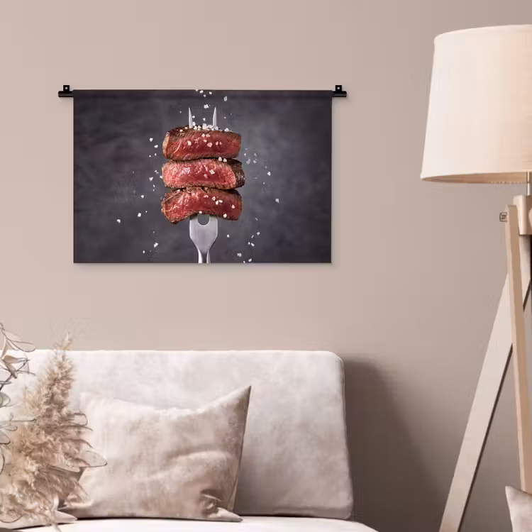 Wandtuch - Essen – Fleisch – Salz — 2