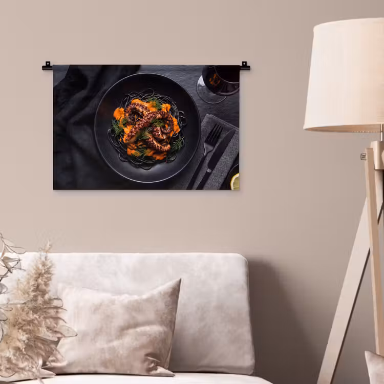 Wandtuch - Essen – Octopus – Modern — 2