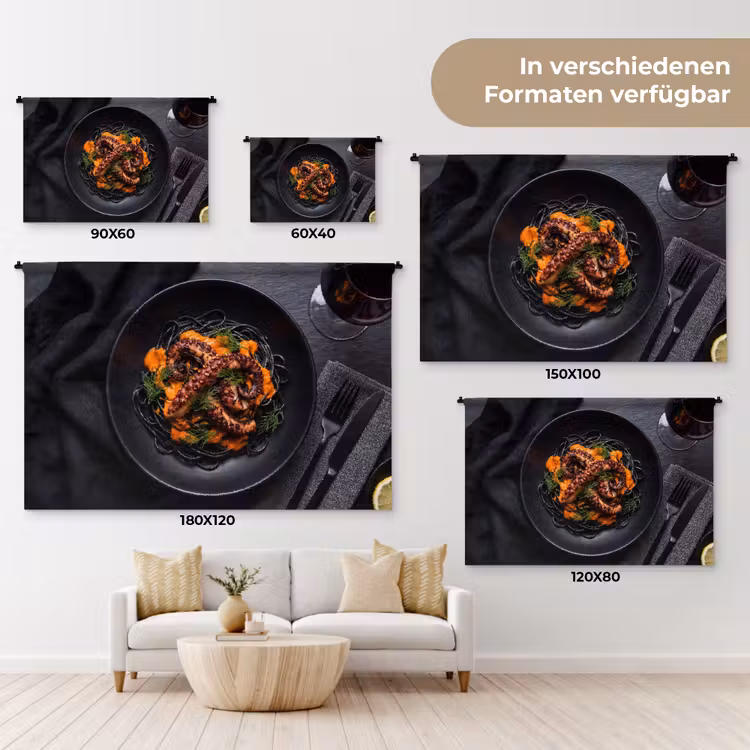 Wandtuch - Essen – Octopus – Modern — 7