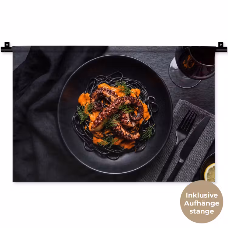 Wandtuch - Essen – Octopus – Modern — 8
