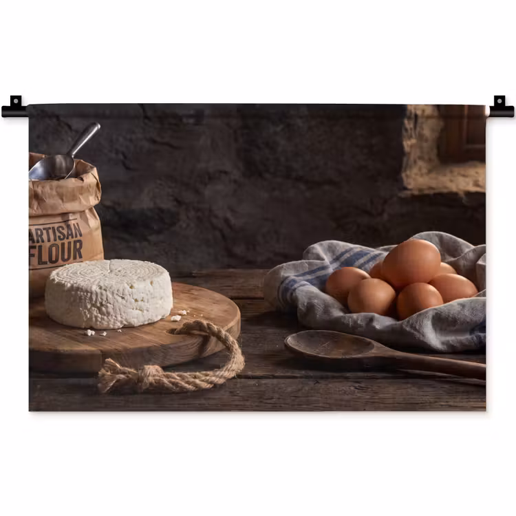 Wandtuch - Mehl – Eier – Essen — 1