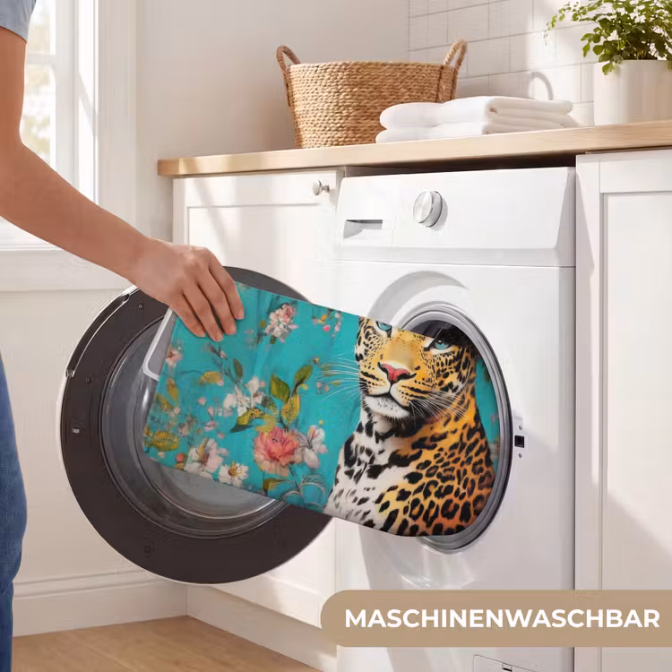 WC Vorleger - Leopard - Blumen - Krone — 5