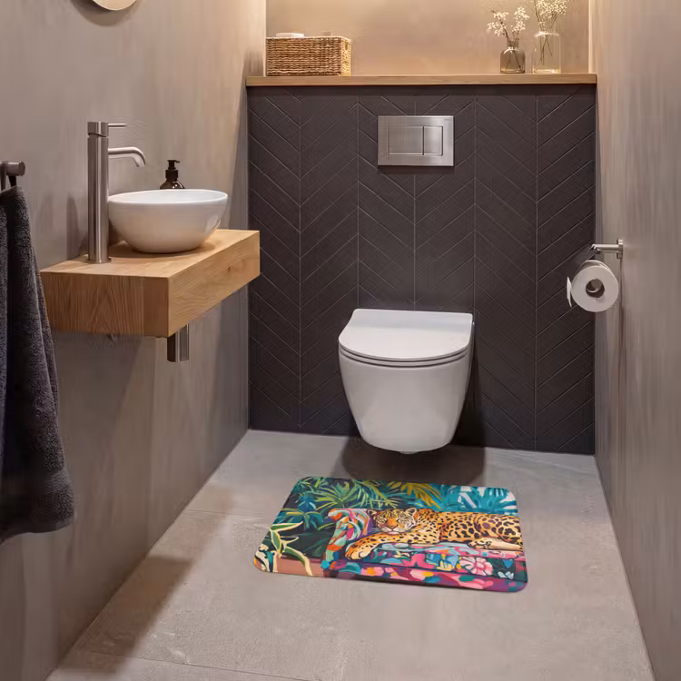 WC Vorleger - Leopard - Bunt - Tropisch — 2