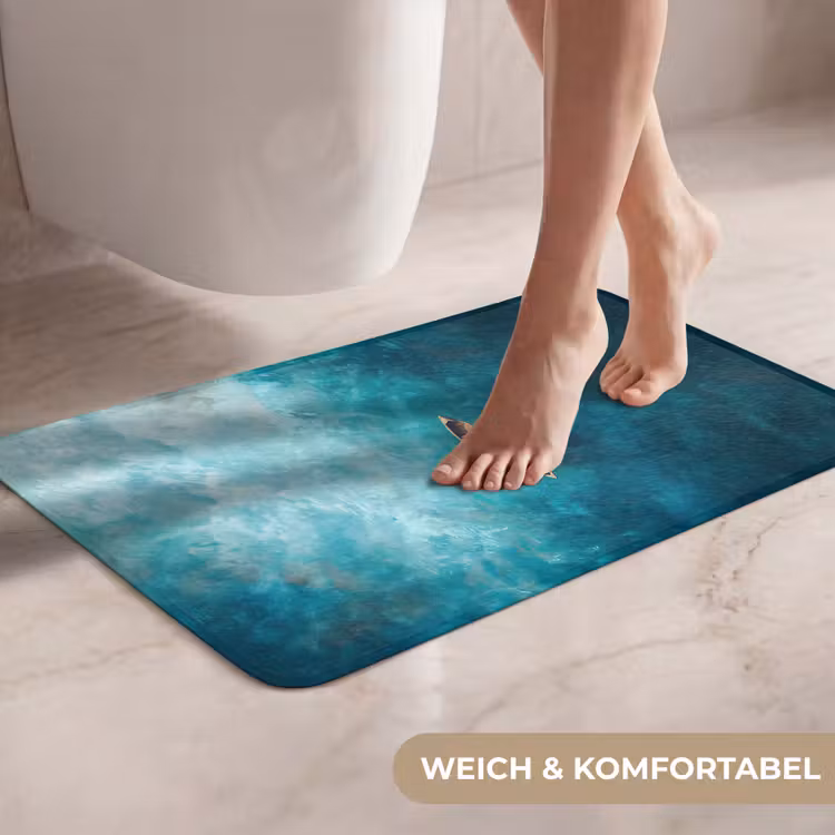 WC Vorleger - Boot - Wasser - Blau — 7