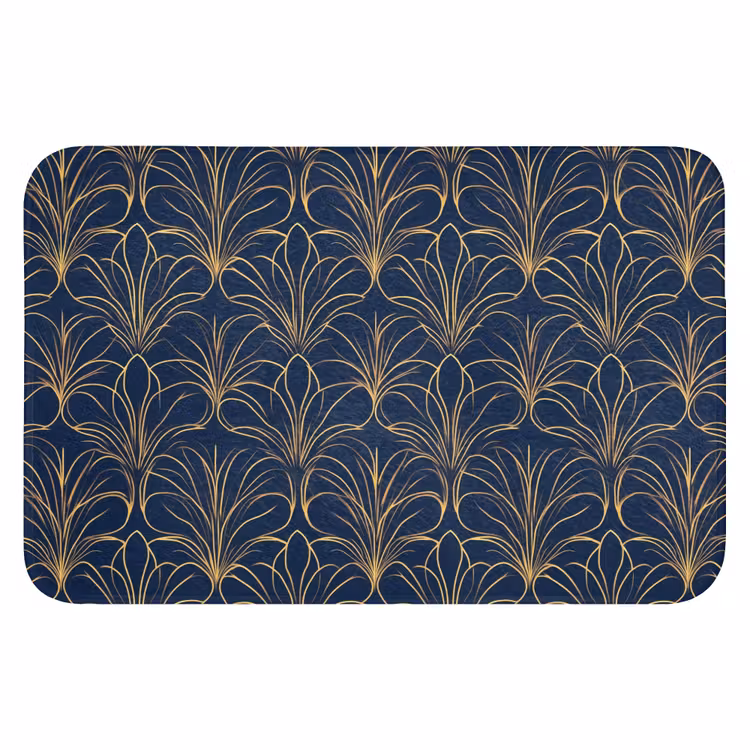 WC Vorleger - Deco - Ventilator - Blau — 1