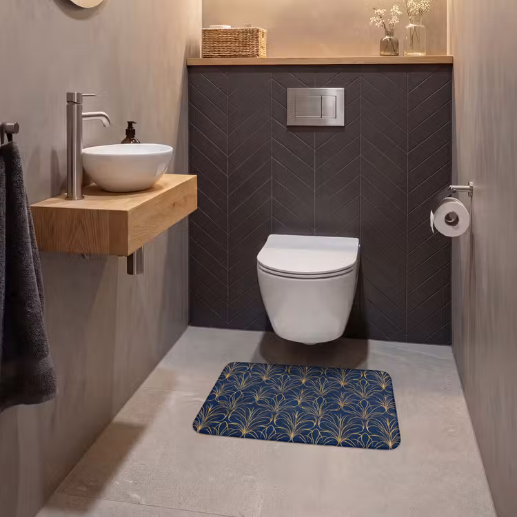 WC Vorleger - Deco - Ventilator - Blau — 2