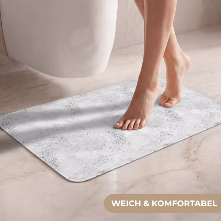 WC Vorleger - Hellgrau - Grob - Dezent — 7