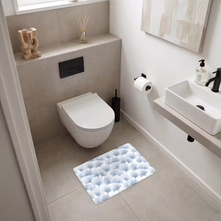 WC Vorleger - Ventilator - Modern - Blau — 6