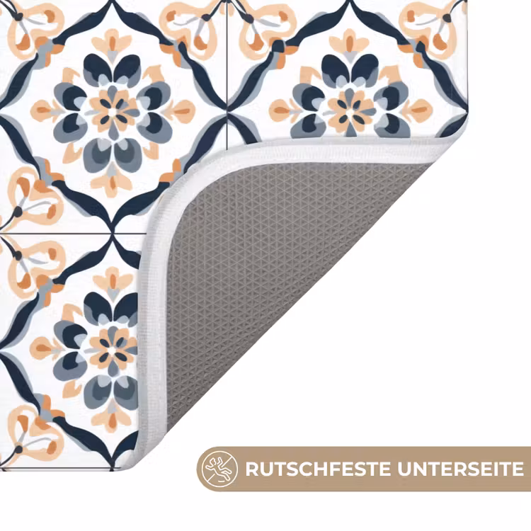 WC Vorleger - Blattform - Muster - Farbenfroh — 3