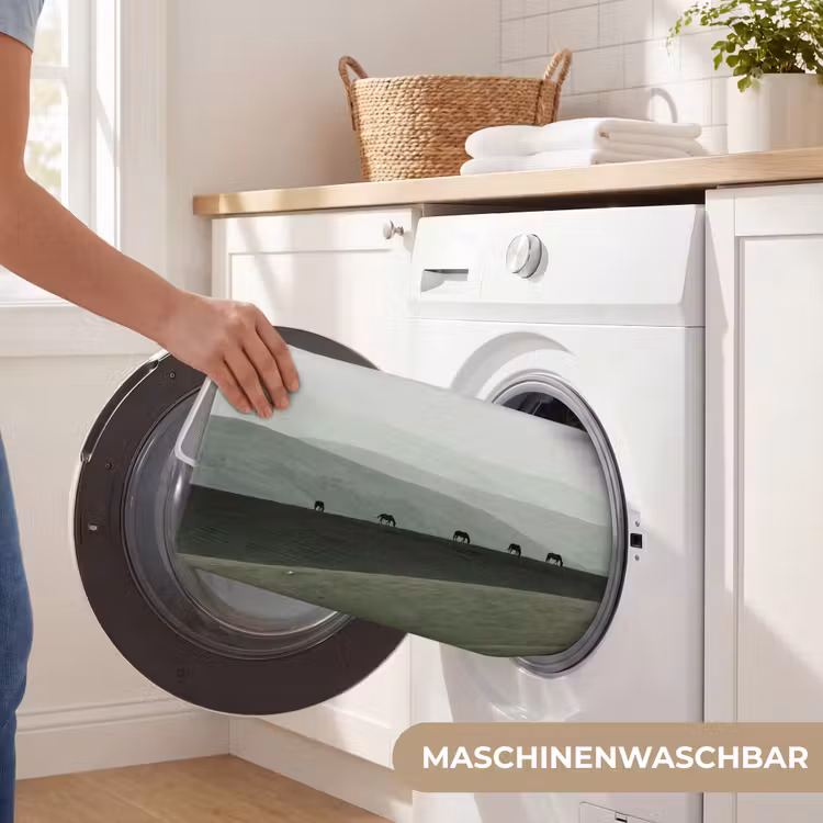 WC Vorleger - Grau - Berg - Pferde — 5
