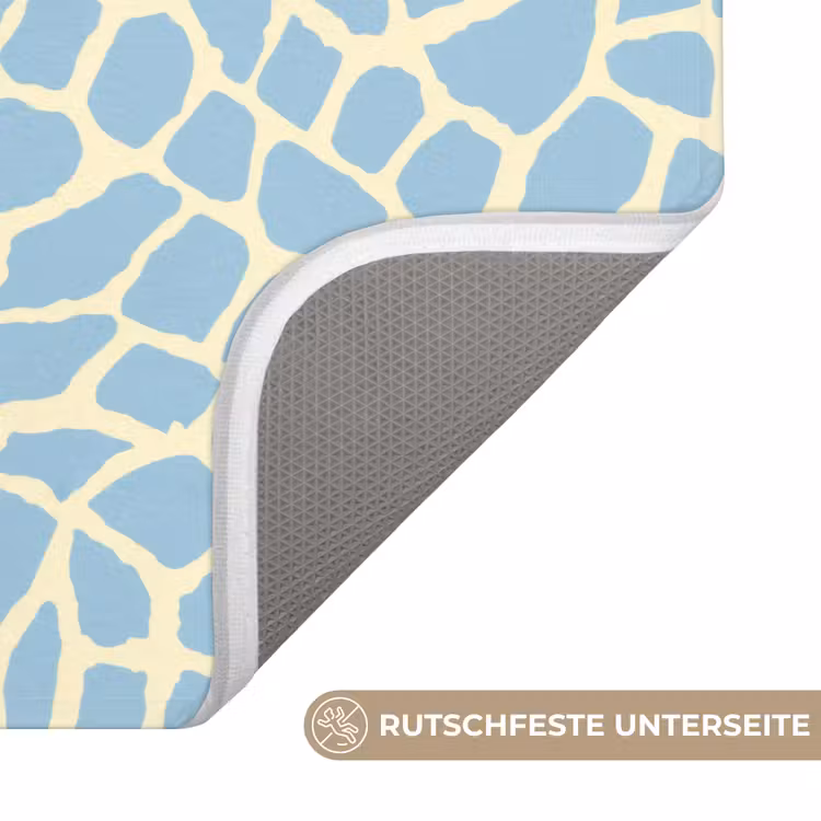 WC Vorleger - Giraffe - Modern - Blau — 3