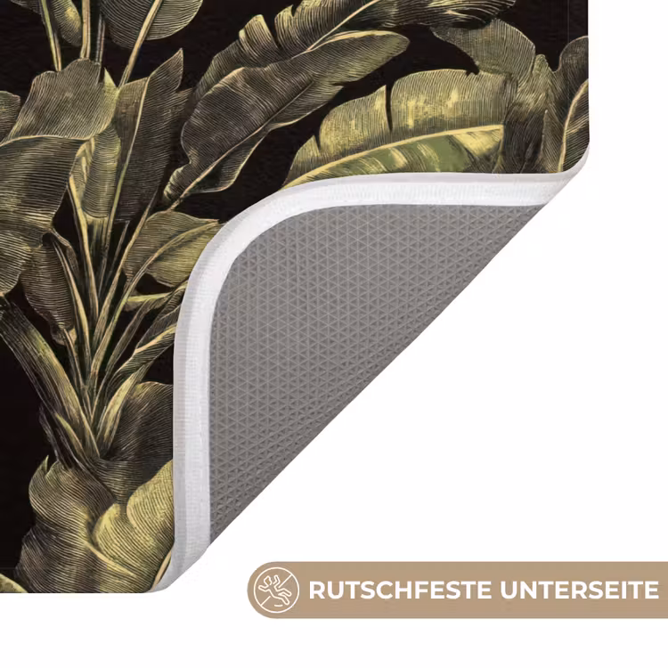 WC Vorleger - Botanisch - Blätter - Grün — 3