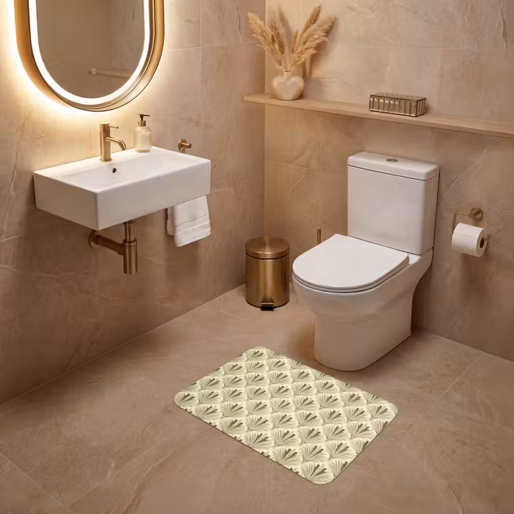 WC Vorleger - Klassisch - Ventilator - Grün — 4