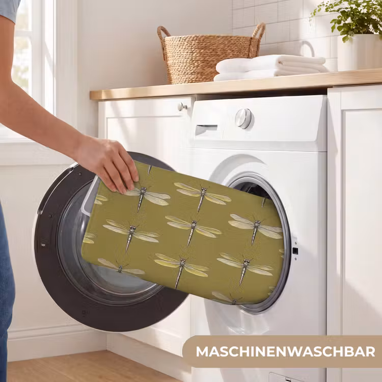 WC Vorleger - Libellen - Muster - Grün — 5