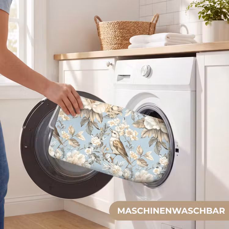WC Vorleger - Botanisch - Singvogel - Blau — 5