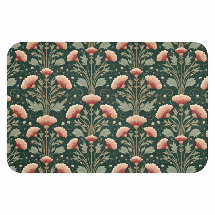 WC Vorleger - Muster - Botanisch - Farbenfroh — 1