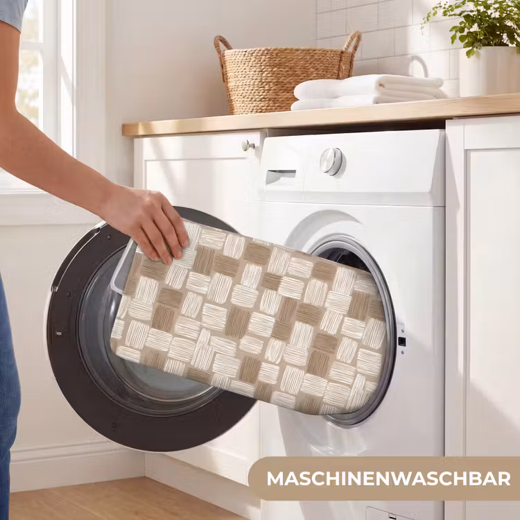 WC Vorleger - Block - Muster - Braun — 5