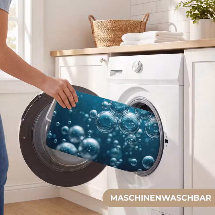 WC Vorleger - Luftblasen - Dynamisch - Blau — 5