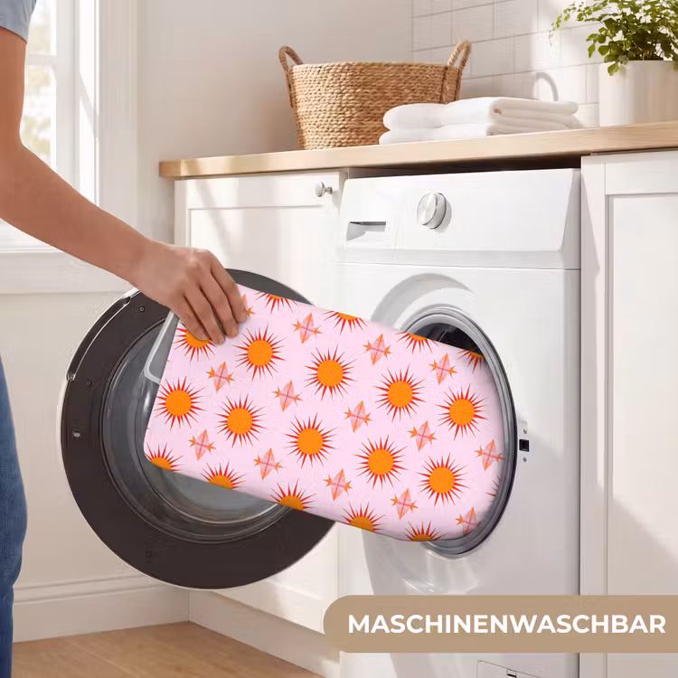 WC Vorleger - Sonne - Muster - Rosa — 5