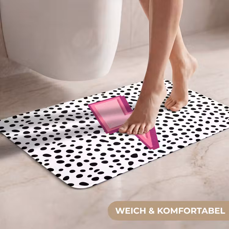 WC Vorleger - Blitz - Rosa - Punkte — 7