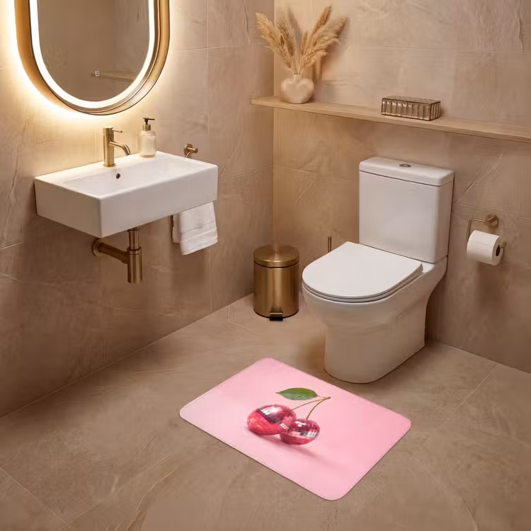WC Vorleger - Disco - Kirsche - Rosa — 4