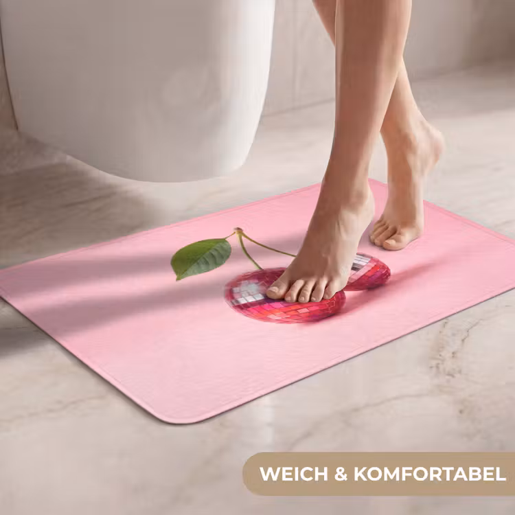 WC Vorleger - Disco - Kirsche - Rosa — 7