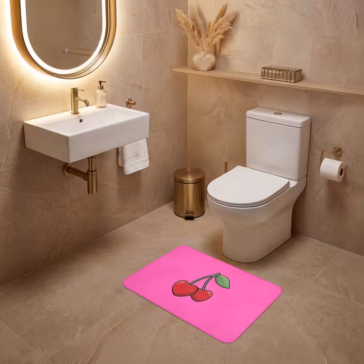 WC Vorleger - Kirsche - Rosa - Obst — 4