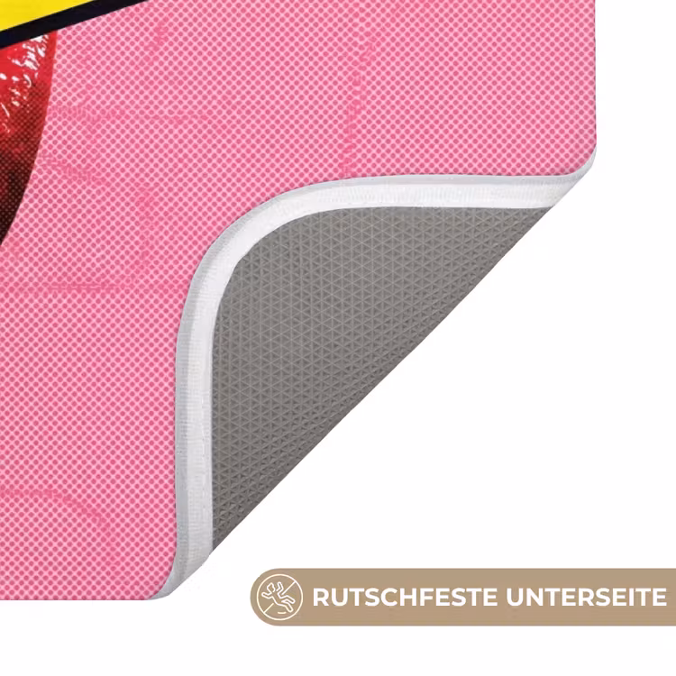 WC Vorleger - Lippen - Text - Bunt — 3