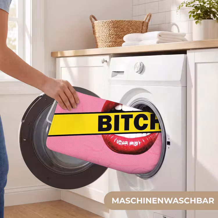WC Vorleger - Lippen - Text - Bunt — 5