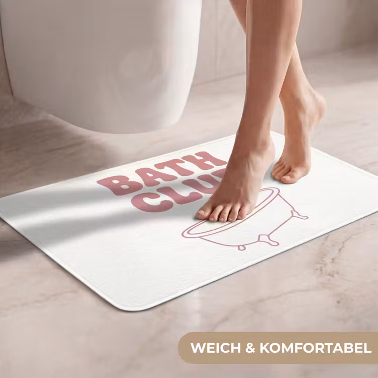 WC Vorleger - Retro - Bad - Rosa — 7