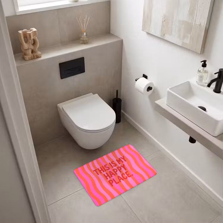 WC Vorleger - Text - Modern - Farbenfroh — 6