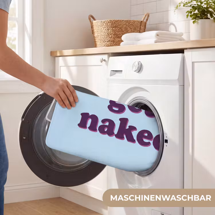 WC Vorleger - Verspielt - Botschaft - Blau — 5