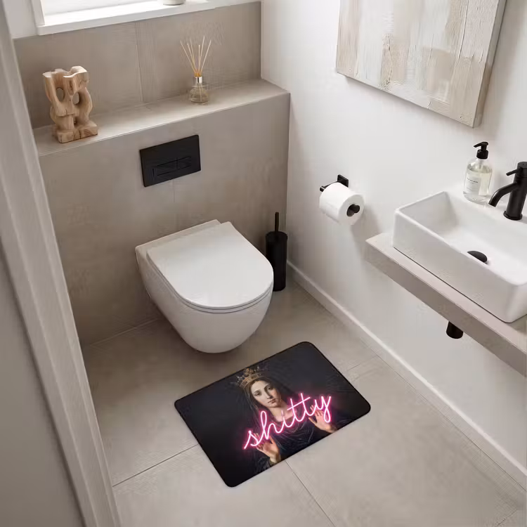 WC Vorleger - Ironisch - Text - Neon — 6