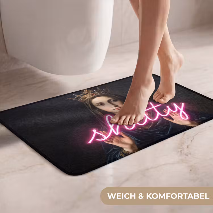 WC Vorleger - Ironisch - Text - Neon — 7